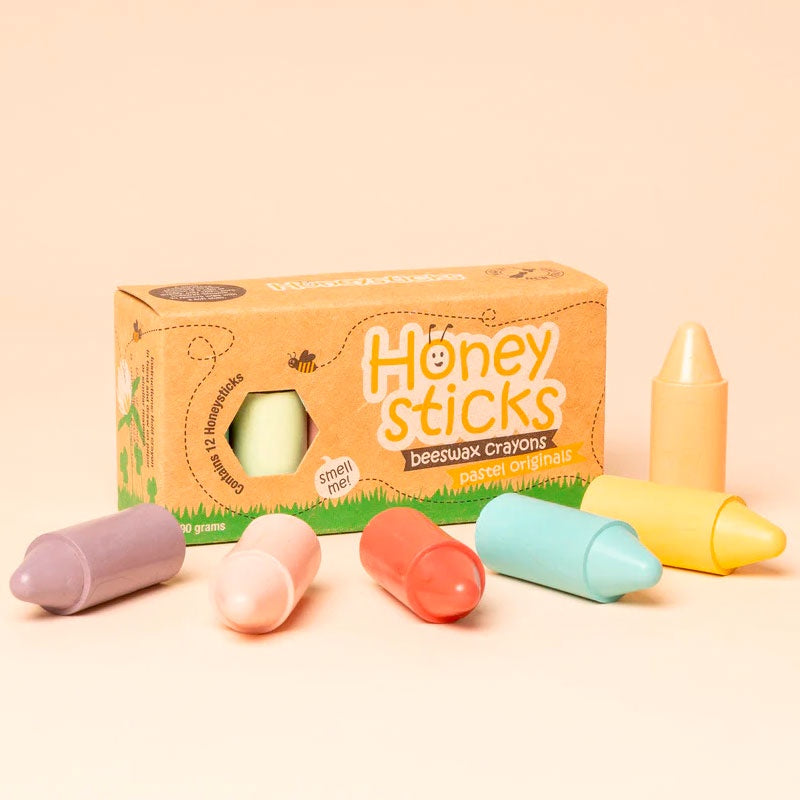 Honey Sticks | Beeswax Crayons Originals - Pastel