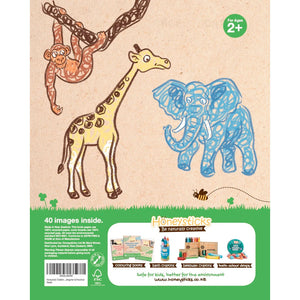 Honey Sticks | Toddler's First Colouring Book - Endangered Animals Adventure