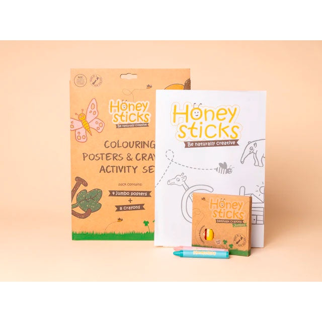 Honey Sticks | Jumbo Posters & Crayons Activity Pack