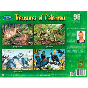 Holdson | Treasures Of Aotearoa 96 Piece Puzzle - Keep Kiwi Wild