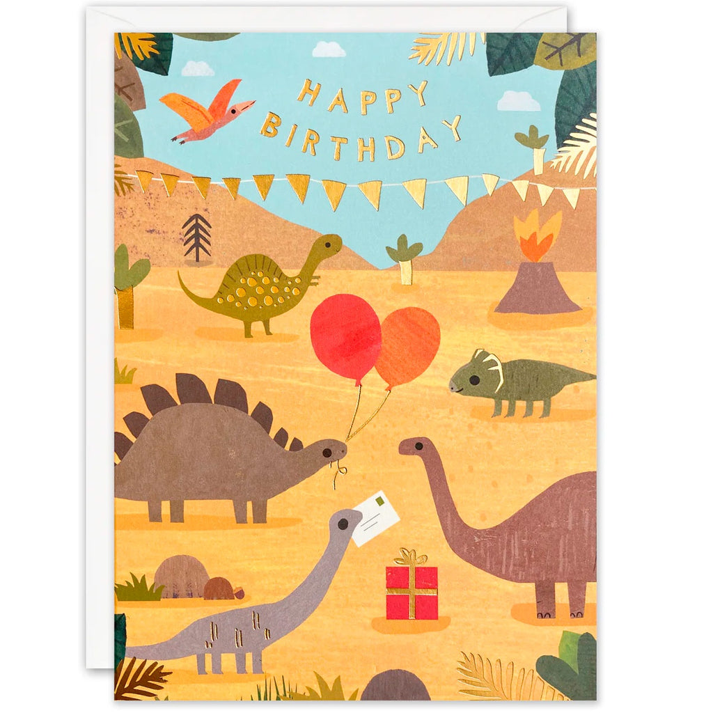 James Ellis | Birthday Card - Dinosaur Happy Birthday