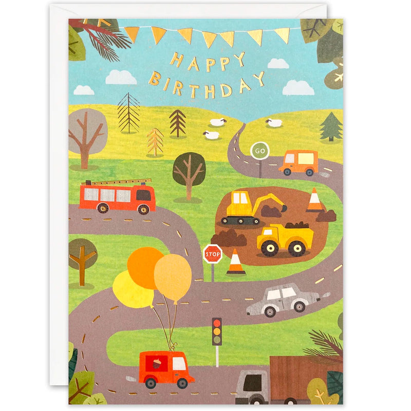 James Ellis | Birthday Card - Transport Happy Birthday