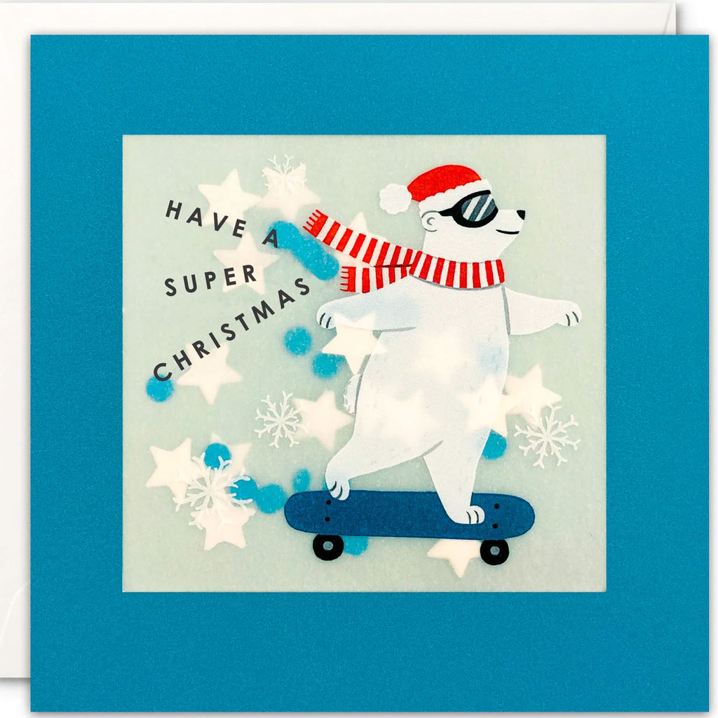 James Ellis | Paper Shakies - Polar Bear - Have A Super Christmas