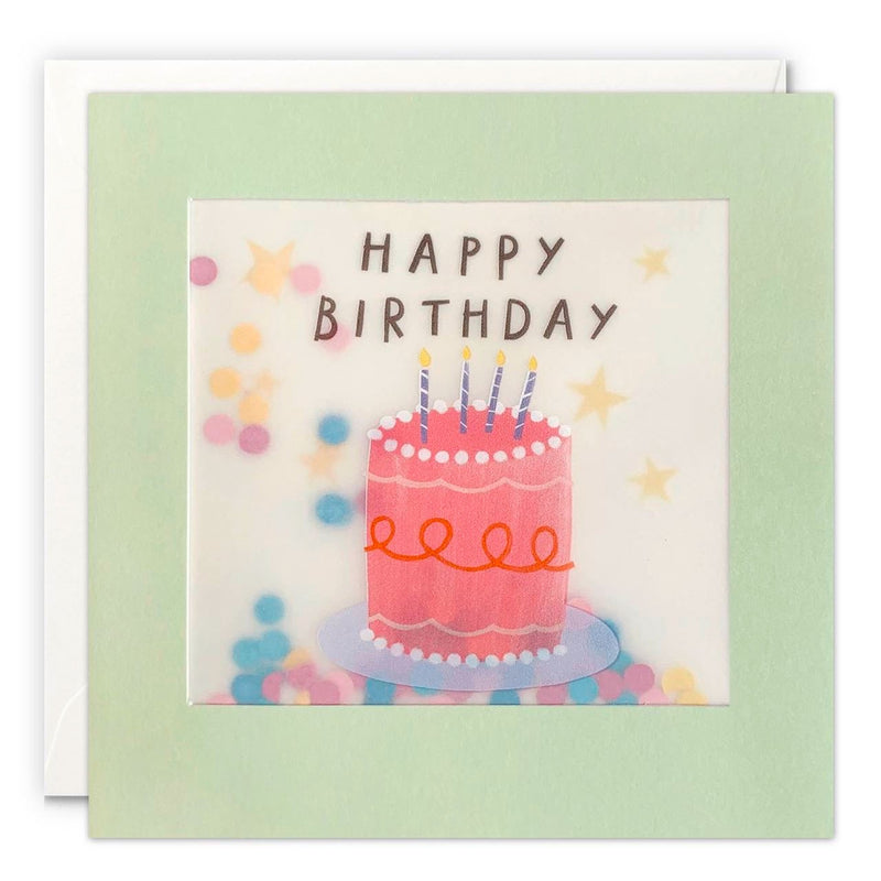 James Ellis | Shakies Birthday Cards Happy Birthday - Pink Birthday Cake