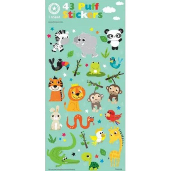 Sticker Sheet | Puffy Stickers - Jungle
