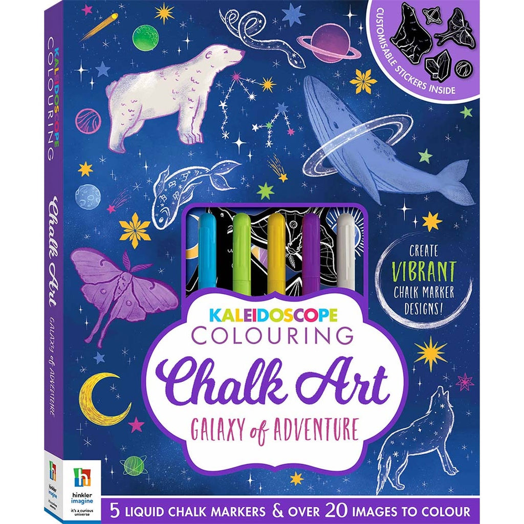 Hinkler | Kaleidoscope Colouring - Chalk Art