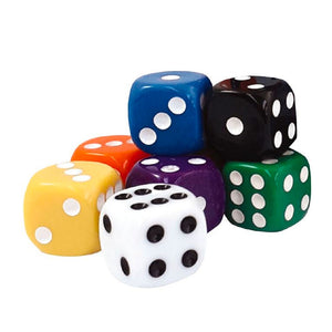 Learning Toolbox | Multi Coloured Dice - Individual