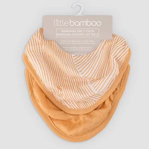 Little Bamboo | Muslin Bib 2 Pk - Marigold