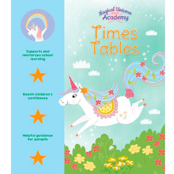 Magical Unicorn Academy - Times Tables Activity Book