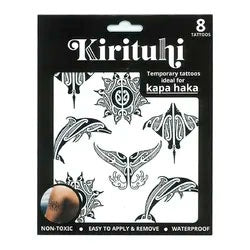Kirituhi | Maori Temporary Tattoos - 8 Piece