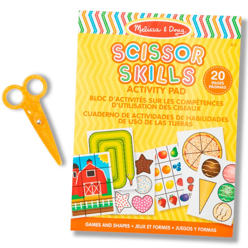 Melissa & Doug | Scissor Skills Activity Pad - Games & Shapes