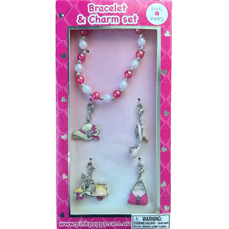 Pink Poppy | Fashionista Charm Bracelet Set