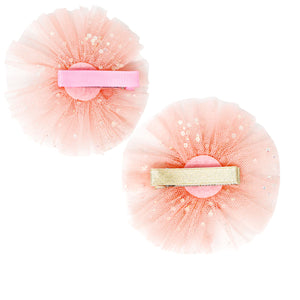 Pink Poppy | Pirouette Glitter Star Tulle Hairclip