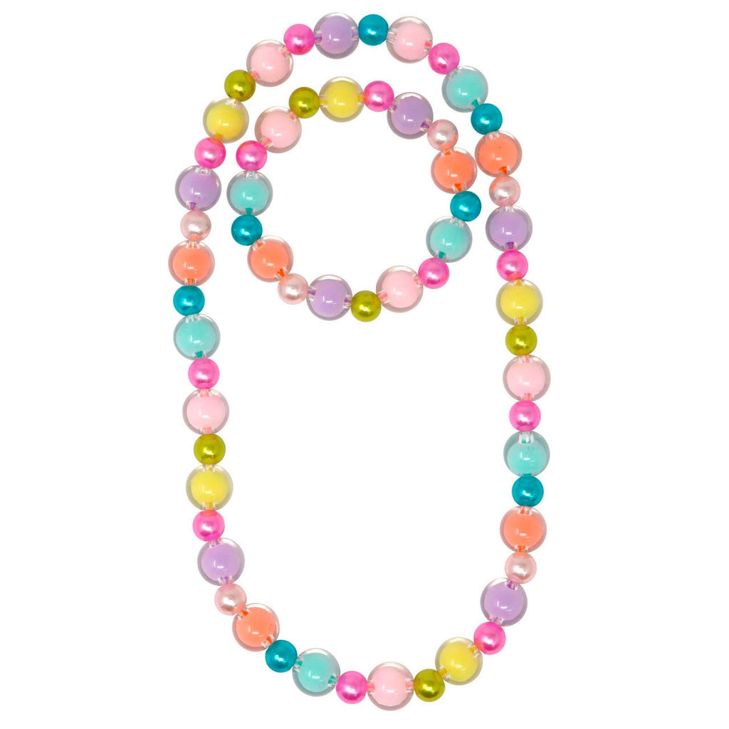 Pink Poppy | Rainbow Bubble - Necklace & Bracelet Set