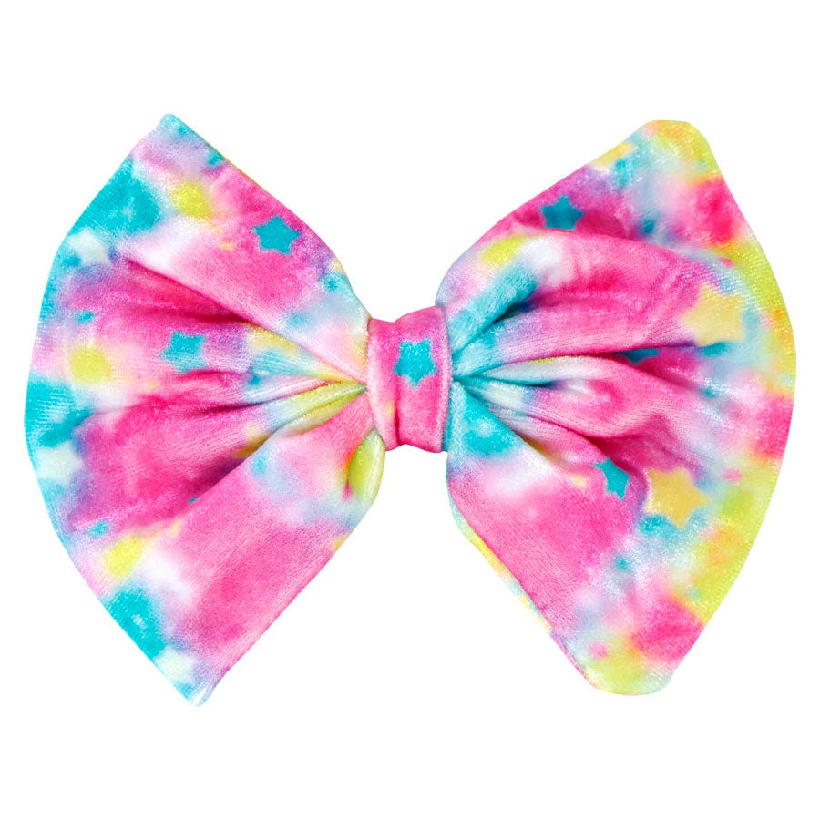 Pink Poppy | Rainbow Velvet Dream Hair Bow