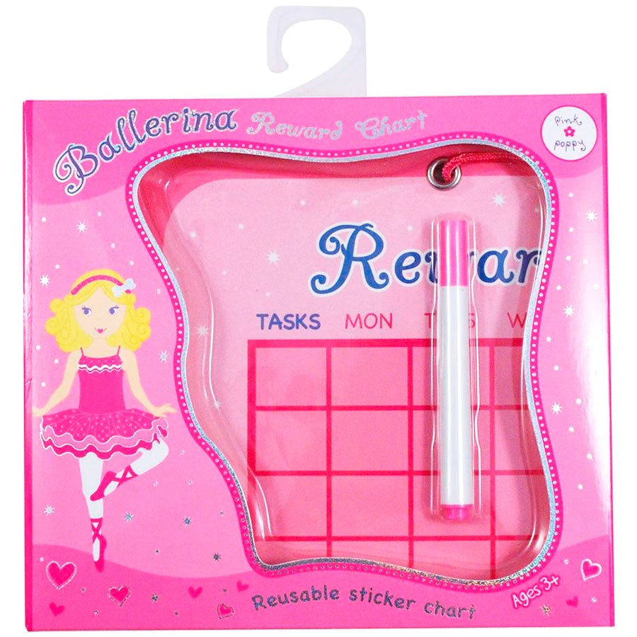 Pink Poppy | Reward Chart - Ballerina
