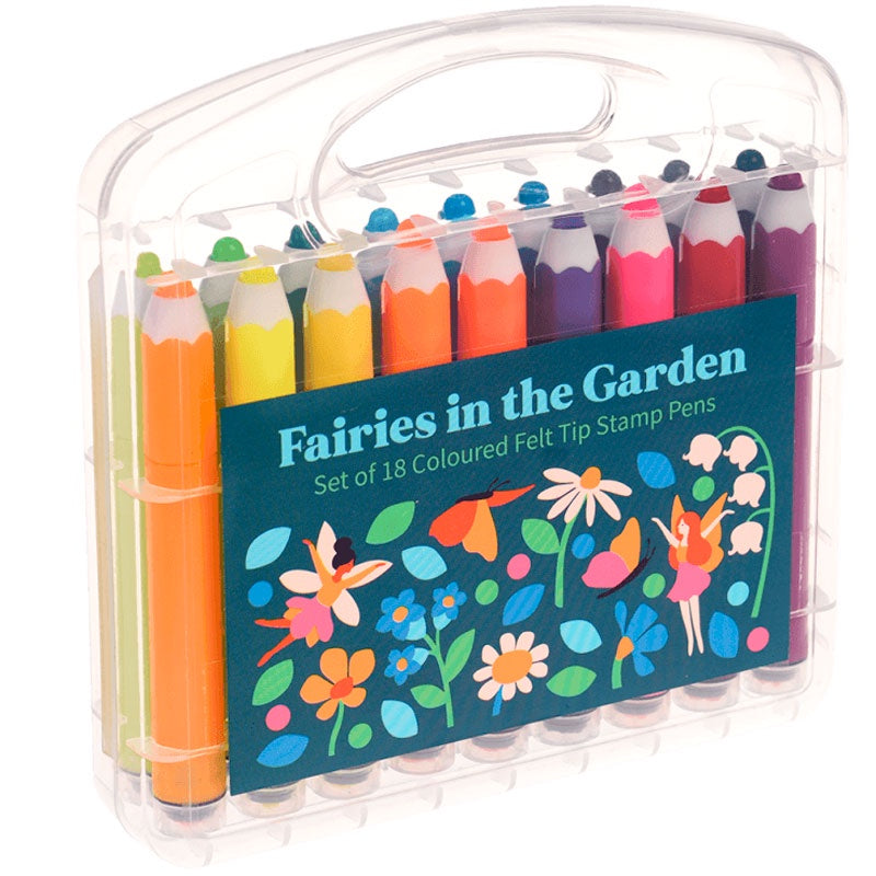 Rex London | Felt Tip Stamp Pens - Fairies in the Garden