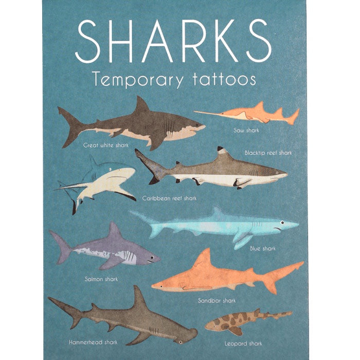 Rex London | Temporary Tattoos - Sharks