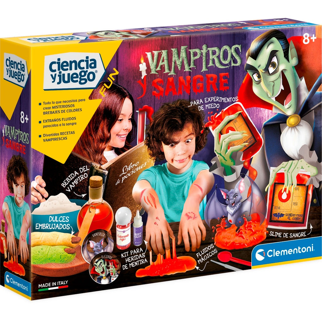 Clementoni | Science & Play - Vampires and Blood for Wicked Experiments