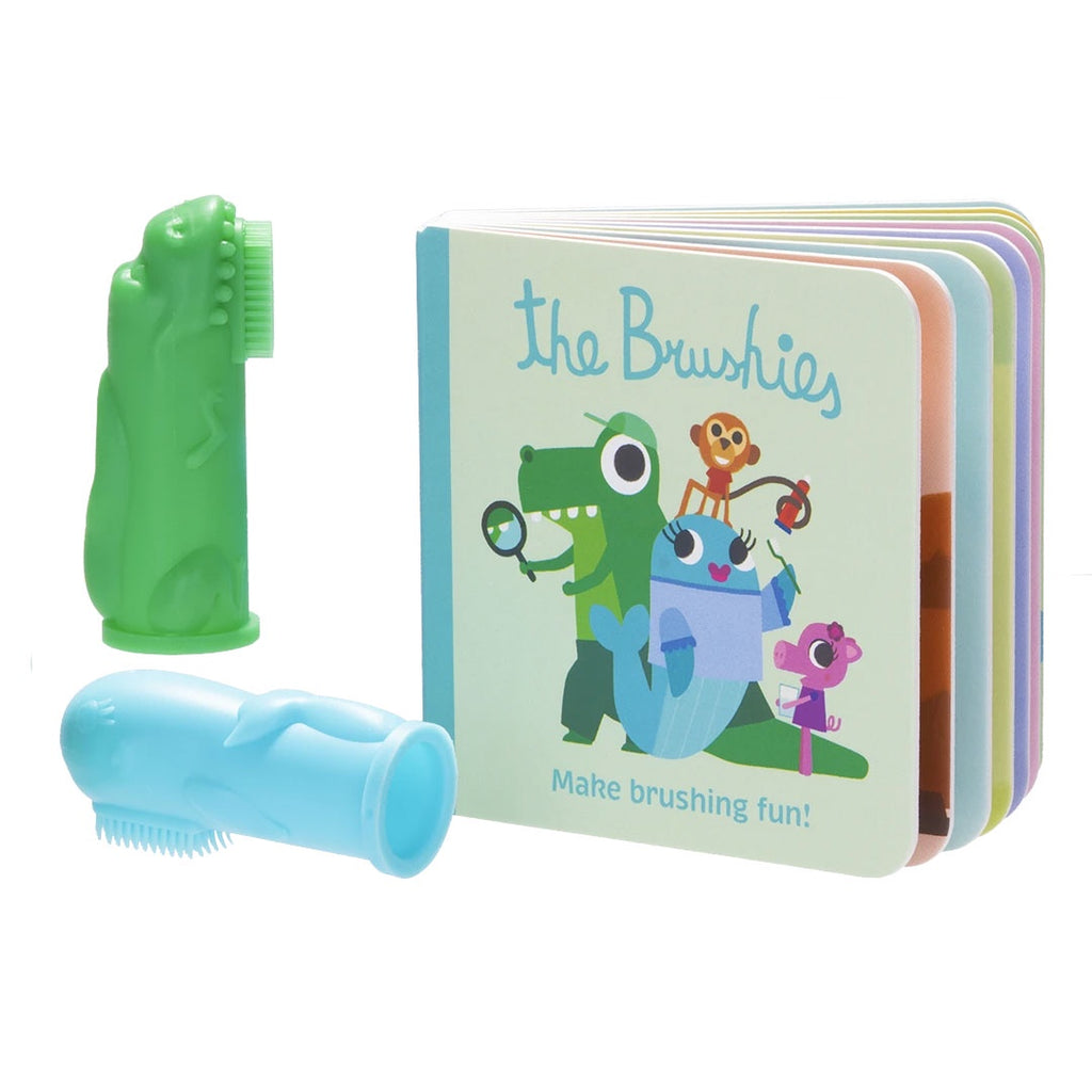 The Brushies | Chomps and Willa Brushies Travel Set (includes mini book)