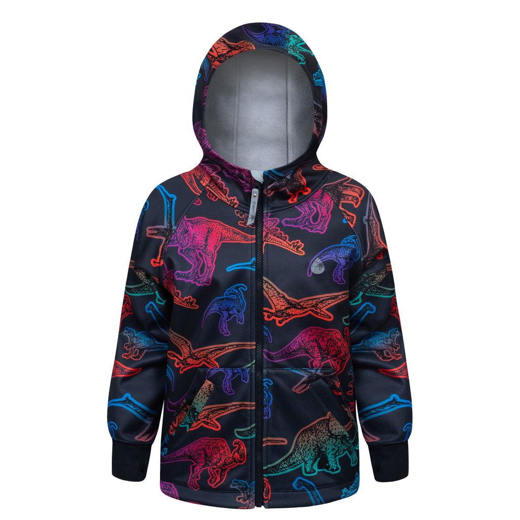 THERM | All Weather Hoodie - Neon Dino
