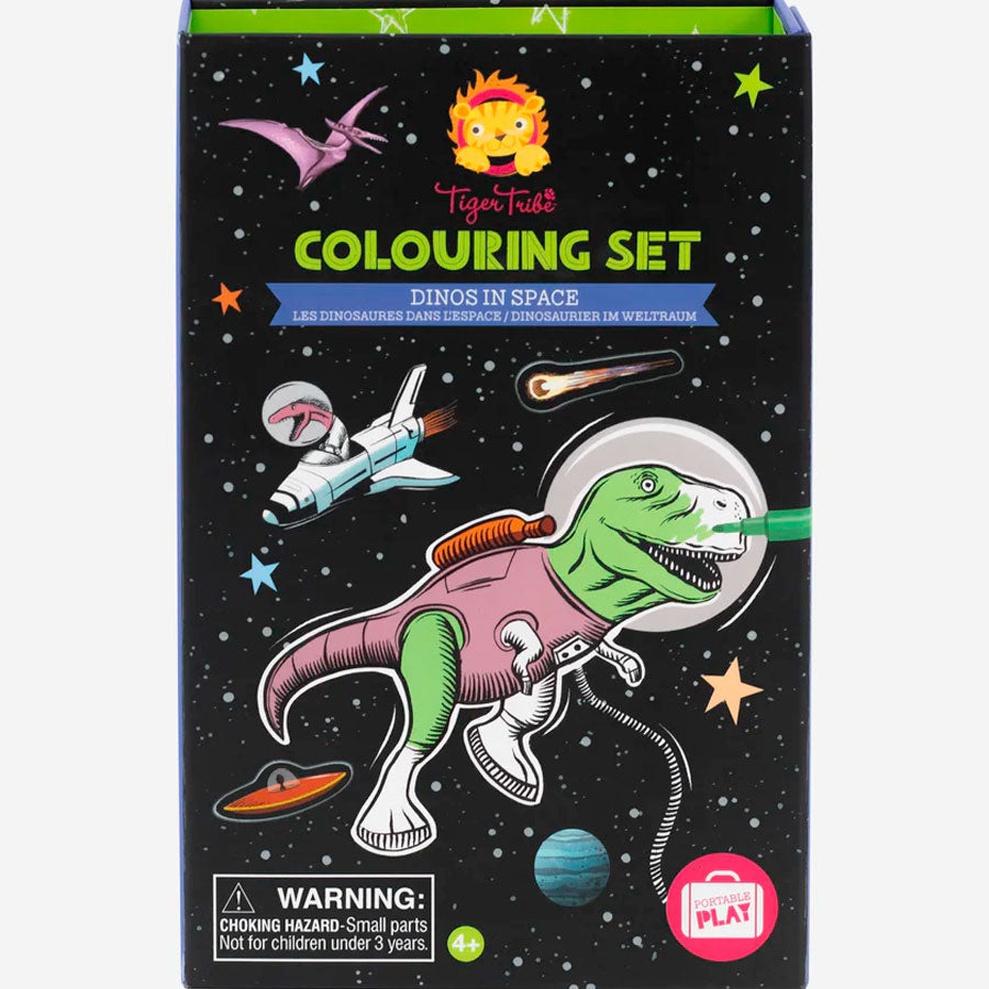 Tiger Tribe | Colouring Set - Dinos In Space