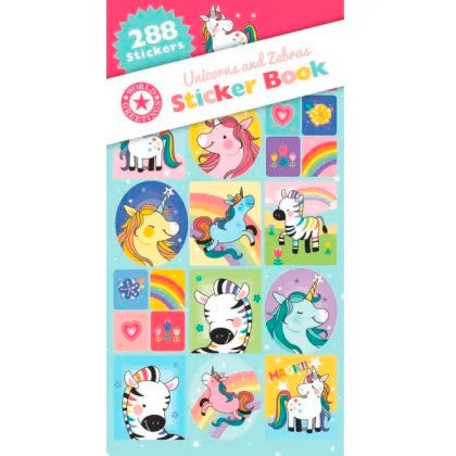 Sticker Book | Unicorns and Zebras