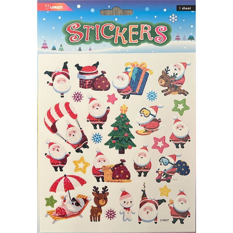Upikit | Christmas Stickers - Jolly Santa