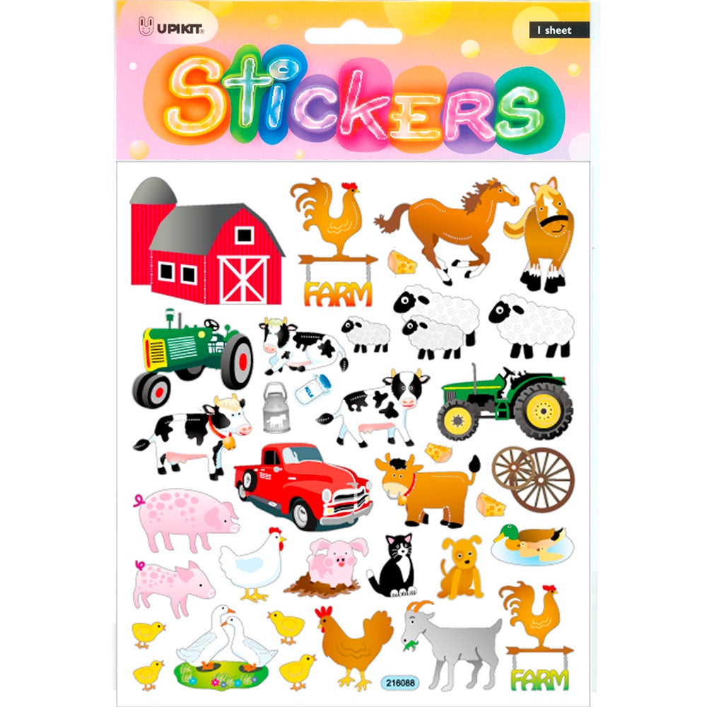 Upikit | Farm Animal Stickers