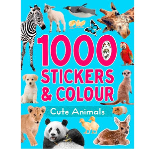 1000 Stickers and Colouring | Cute Animals