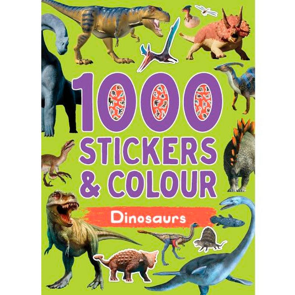 1000 Stickers and Colouring | Dinosaurs