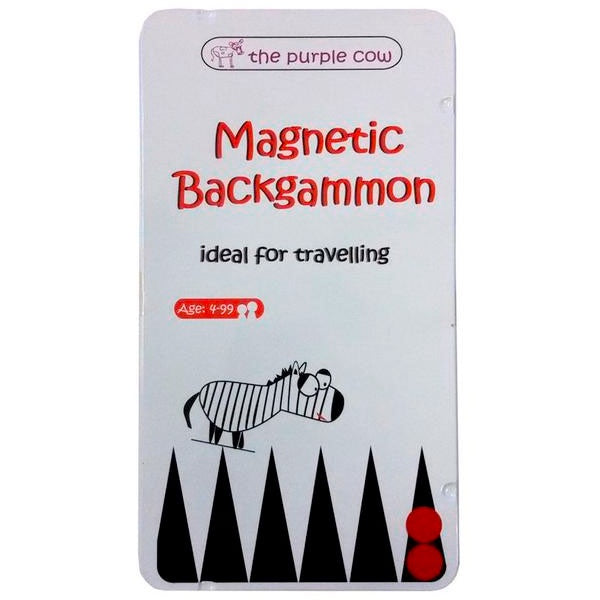 The Purple Cow | Magnetic Backgammon Travel Game