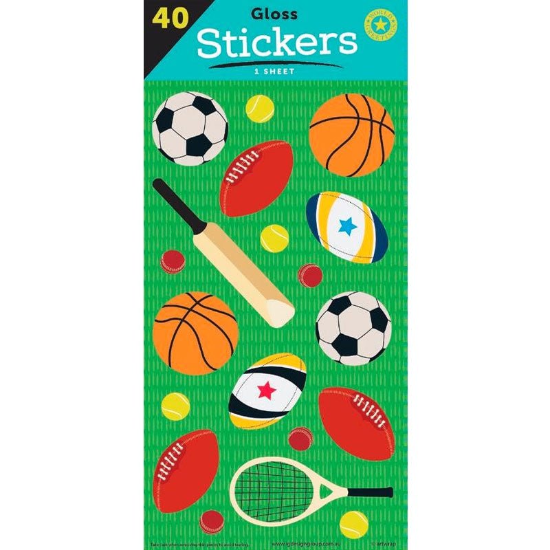 Sticker Sheet | Sports Balls