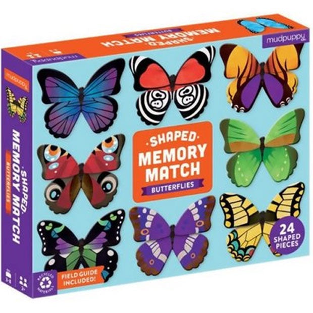 Mudpuppy | Memory Match - Butterflies