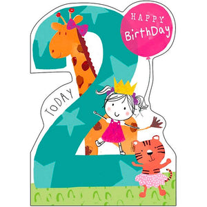 Hammond Grower | Happy Birthday Cards Aged 2 - Girl