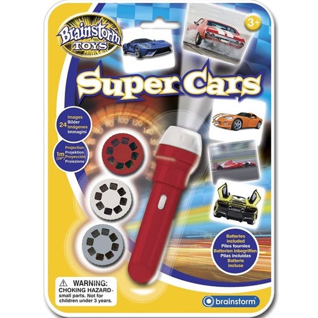 Brainstorm Toys | Torch & Projector - Super Cars